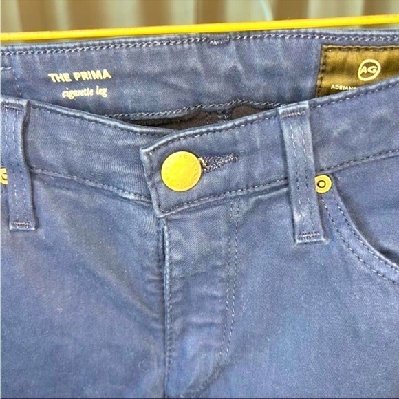 AG "The Prima" Cigarette Leg Blue Stretch Denim Jean, sz 24 (A-1) - Picture 5 of 6